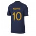 Tanie Strój piłkarski Francja Kylian Mbappe #10 Koszulka Podstawowej MŚ 2022 Krótkie Rękawy